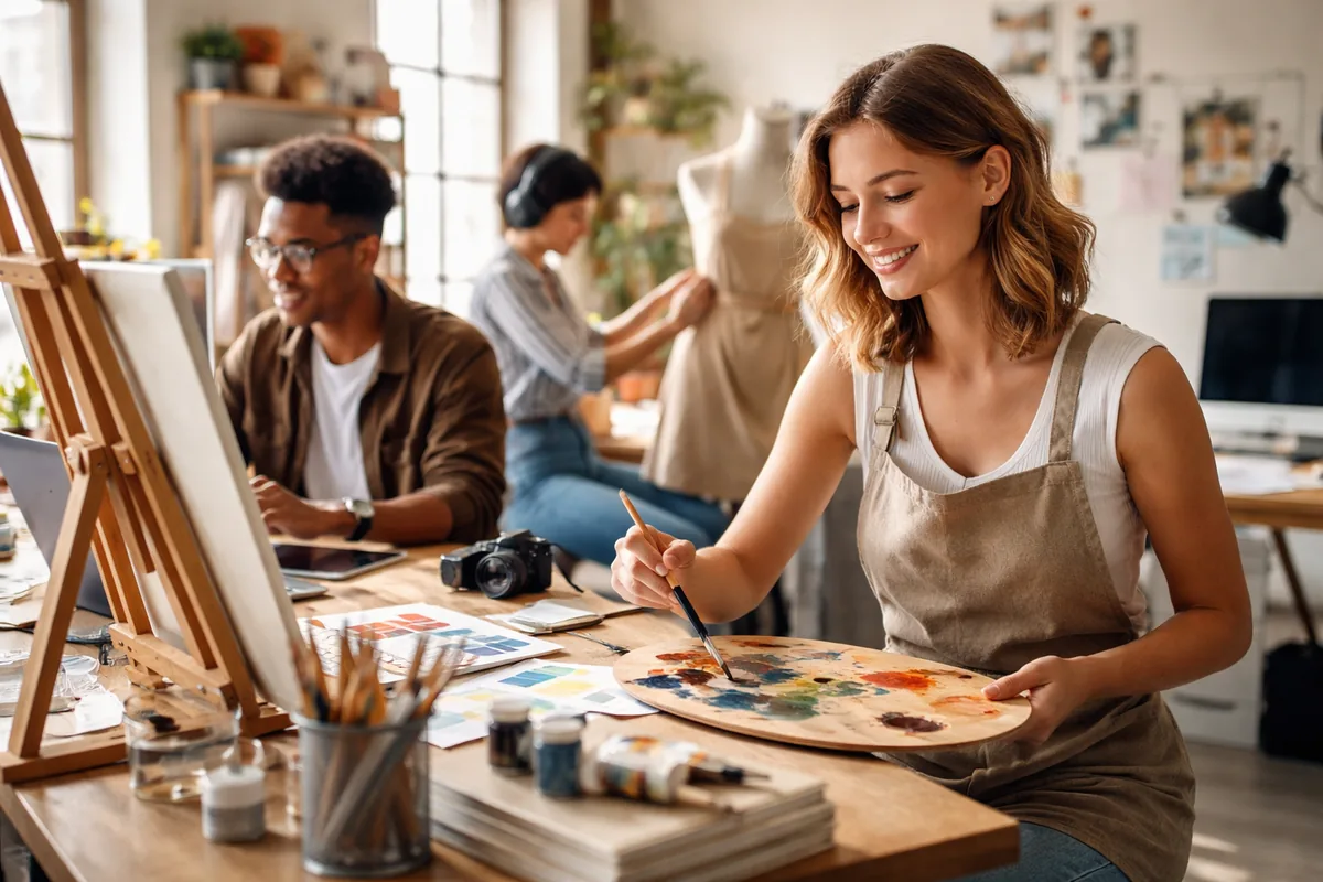 Les métiers de la création : entre passion et professionnalisation